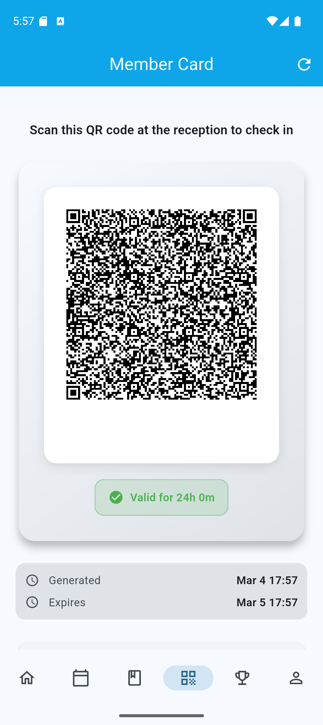 QR Check-in